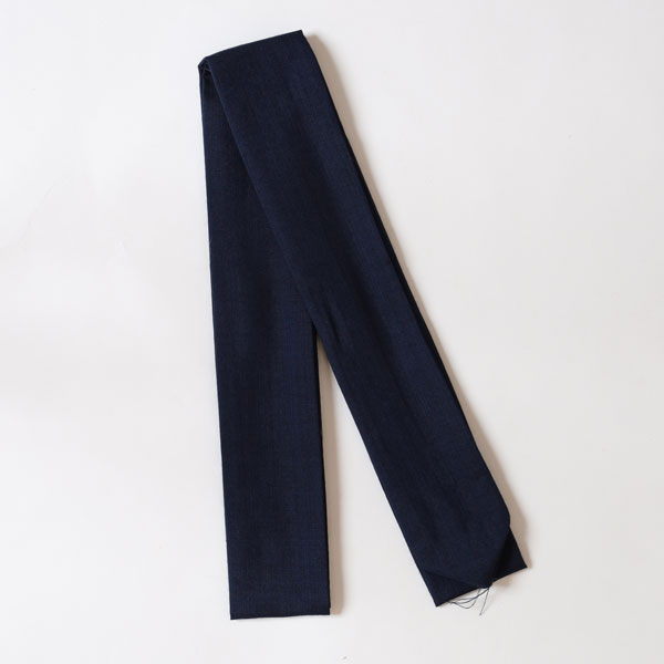 【日本製】長尺腰紐　紳士　紺　モスリン